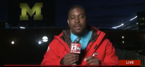 TV reporter mistakenly says Michigan won game