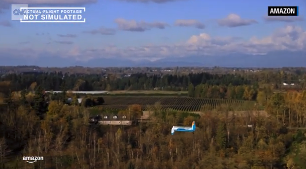 Watch Amazon’s latest drone demo