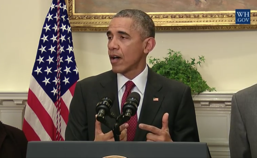 Obama makes statement on national security