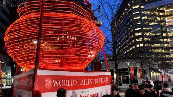 Campus Martius will light the Christmas tree and Red Kettle