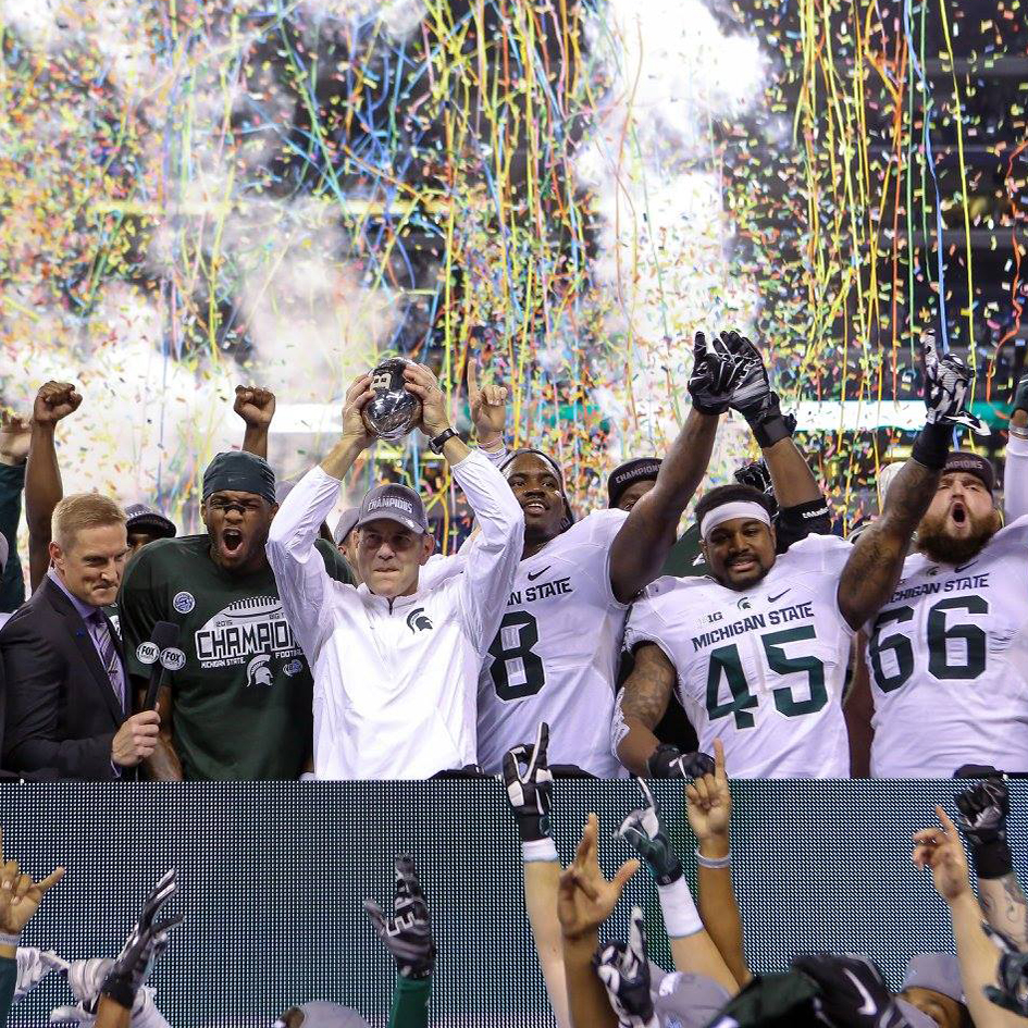 MSU beats Iowa to become Big 10 Champs: game and interview highlights