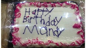 The cake she bought at a Michigan Meijer has gone viral because of the incredible story behind it