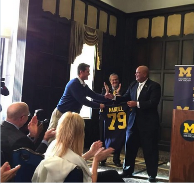 Warde Manuel introduced as U of M’s new Athletic Director