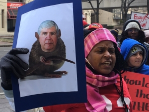 Teachers Protest 1 Hearing