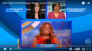 Flint Mayor Karen Weaver joined by Cher on “The View” to discuss Flint Water Crisis Friday