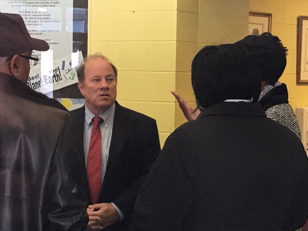 Mayor Duggan tours Detroit schools after teacher protests