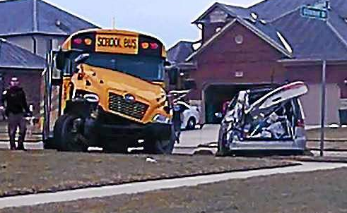 New Haven school bus driver charged with Operating While Intoxicated after crash