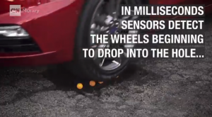 New Ford Fusion can skip over potholes