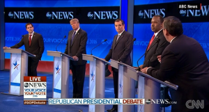 Here’s a look at the GOP debate in 90 seconds