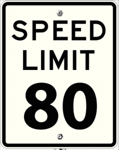 Speed Limit 80 mph 1