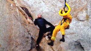 Man gets stranded on cliff after marriage proposal