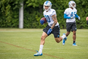 Lions CB Teez Tabor downplays first interception at OTAs: ‘I still have a lot of work to do’