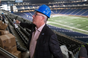Lions president Rod Wood: NFL commissioner Roger Goodell to visit Ford Field on Tuesday