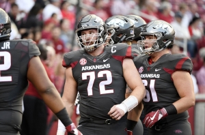 Lions draft Arkansas Center Frank Ragnow with pick No. 20 in 2018 NFL Draft