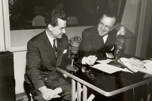 Lowell Thomas and Bud Guest