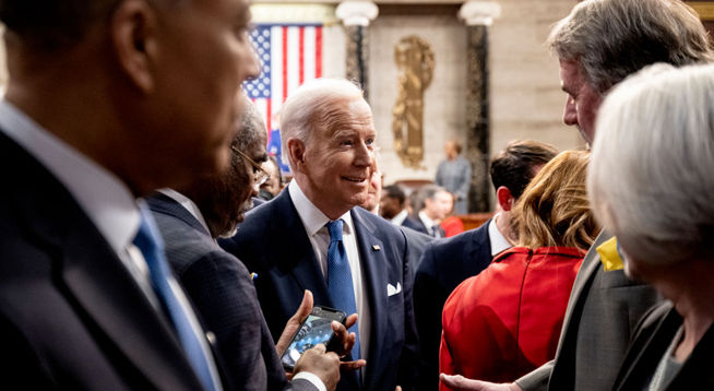 Biden Uses State of The Union to Condemn Russia While Working to Ease Fears on Inflation