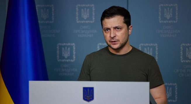 Ukrainian President Volodymyr Zelenskyy Briefs US Officials on the Ongoing Crisis in Ukraine