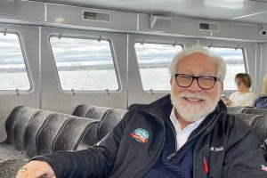 Paul W. on Ferry to Mackinac Island