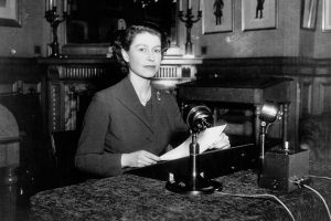 December 25, 1952 ~ Elizabeth II gives her first Christmas address to the nation from Sandringham House, just months before her coronation. Photo: FOX Photos / Stringer via Getty