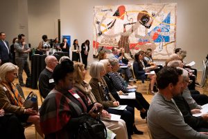 September 29, 2022 ~ Members of the press and sponsors gather for a preview of the new "Van Gogh in America" exhibit at the Detroit Institute of Arts in Detroit. Photo: Sarahbeth Maney / USA TODAY NETWORK