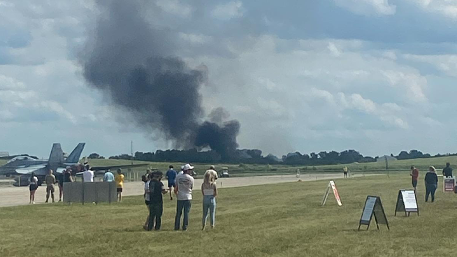 Plane Crashes Near Apartment Complex During Ypsilanti Airshow