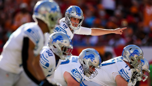 Lions Defeat Tampa Bay to Move Atop the NFL Standings