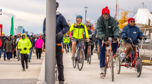 Uniroyal Promenade Bike and Walking Path Opens Along Detroit Riverfront
