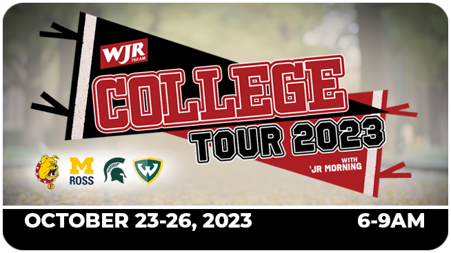 WJR COLLEGE TOUR | OCTOBER 23-26, 2023