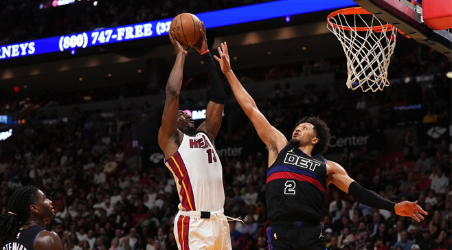 Detroit Pistons’ Cunningham Shines in Season Opener, Pistons Lose 103-102 Against Miami Heat