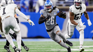 Lions Pounce on Raiders 26-14, Jahmyr Gibbs Plays Breakout Game