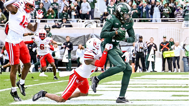 Michigan State Defeats Nebraska 20-17 as Underdogs