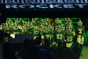 Nov. 24, 2023 ~ The Michigan State Spartans walk down the tunnel before the game against Penn State at Ford Field. Photo: David Reginek ~ USA TODAY Sports