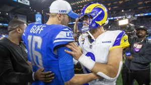 The Detroit Lions Defeat Stafford and the Rams 24-23 During Wild Card Weekend