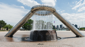 City of Detroit Unveils Restored Dodge Fountain in Hart Plaza