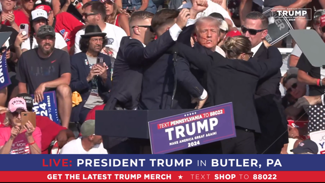 Trump Injured During Shooting at Rally in Pennsylvania