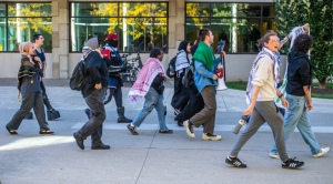 Michigan College Students Protest Israel’s War in Gaza On its One Year Mark