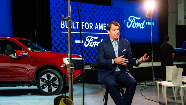 Ford CEO Jim Farley Discusses New EV Platform, Pickup on WJR