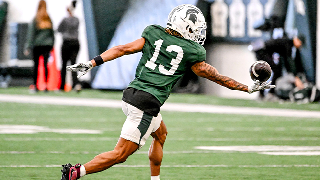 Two Michigan State Football Receivers Named to Biletnikoff Watch List