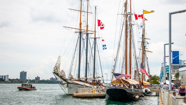 PHOTOS: Tall Ships Arrive in Detroit