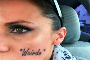 If You Tattooed Your Face With One Word…What Would It Be?