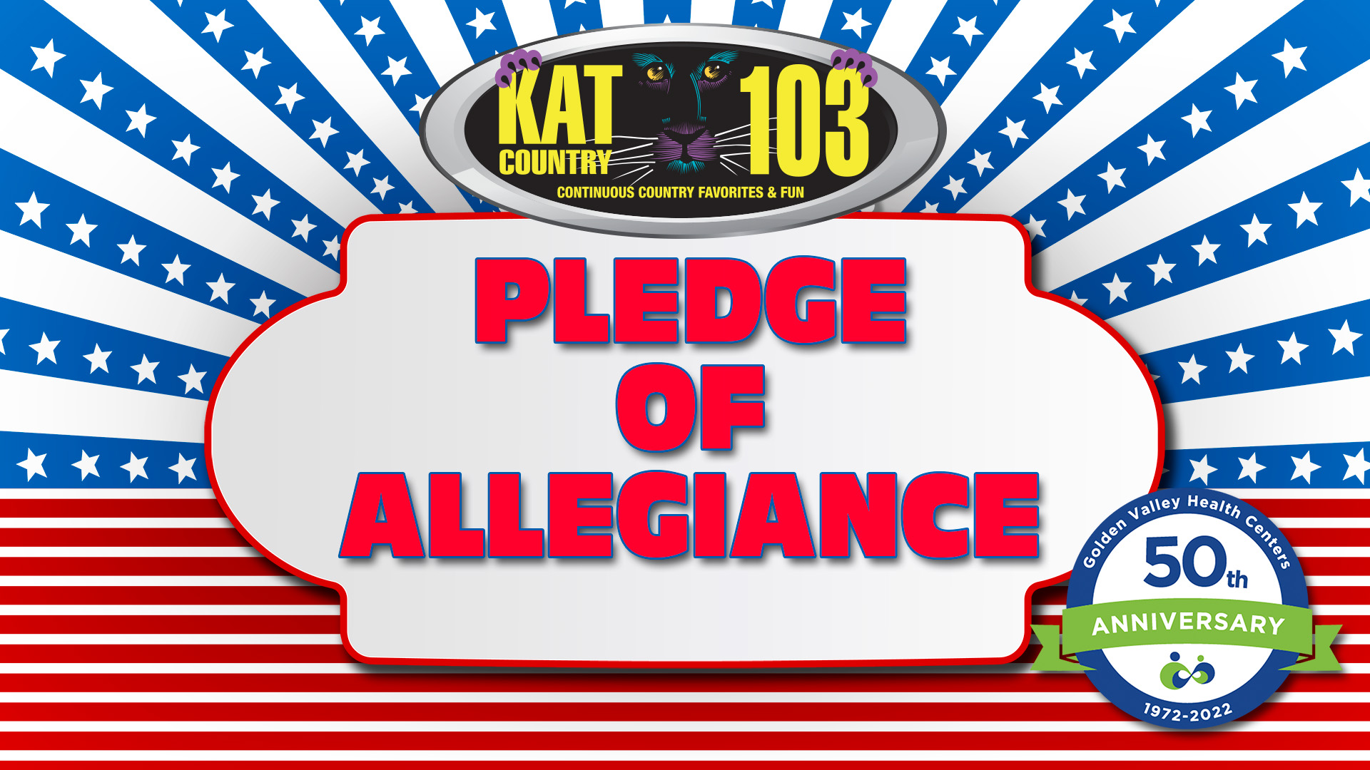The Pledge of Allegiance!