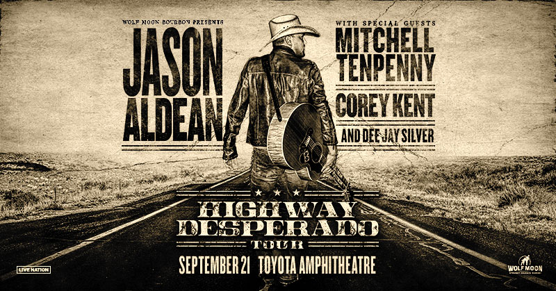 Jason Aldean is coming to the Toyota Amphitheatre