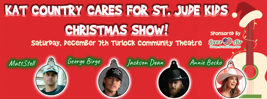 Kat Country Cares for St. Jude Kids Christmas Show with Matt Stell, George Birge, Jackson & Annie Bosko