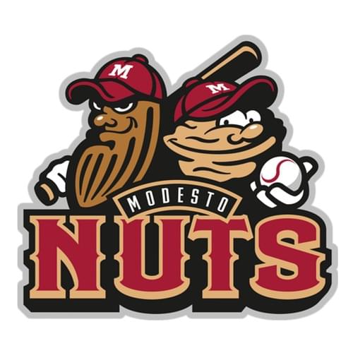 Ian Riley hits a 90mph fastball with the Modesto Nuts