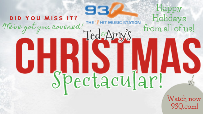 Ted & Amy’s 93Q Christmas Spectacular | Live-Stream