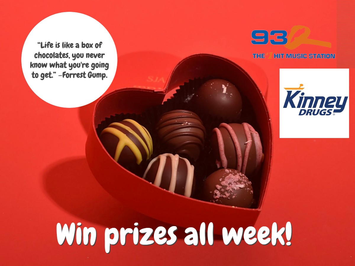 93Q Box of Chocolates | Valentine’s Day Contest