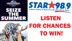 STAR 98.9 WANTS TO SEND YOU TO UNIVERSAL ORLANDO RESORT