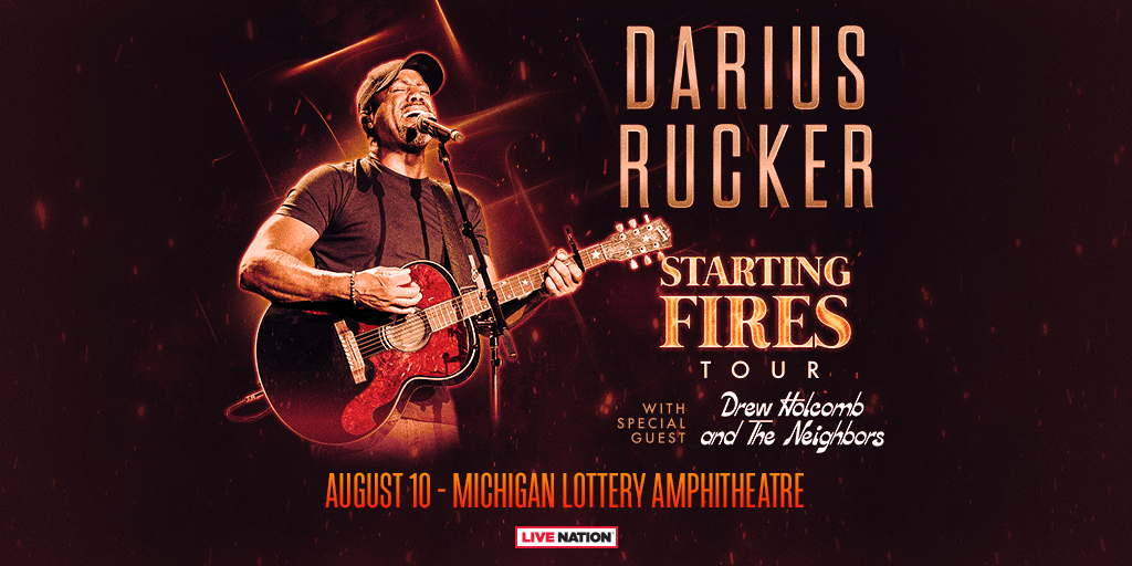 8/10/23 – Darius Rucker – Michigan Lottery Amphitheatre