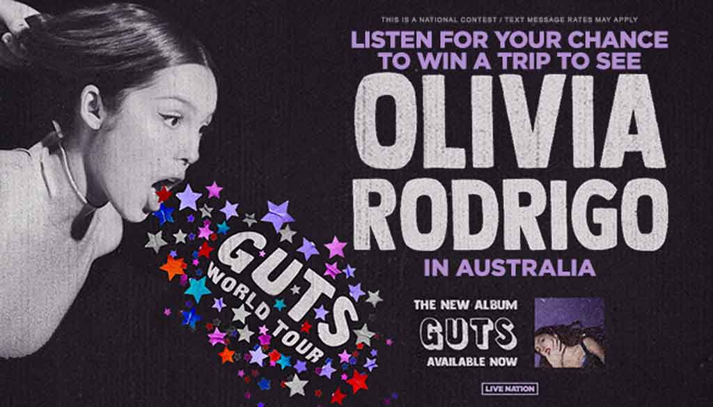 See Olivia Rodrigo in Australia