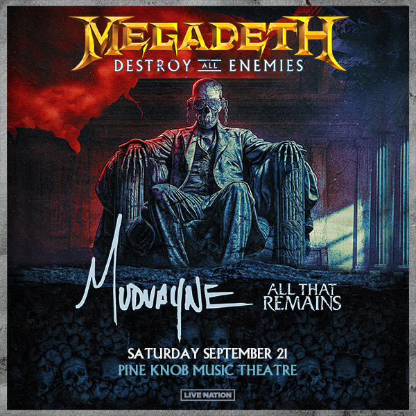 Megadeth at Pine Knob Music Theatre! Sep 21, 2024